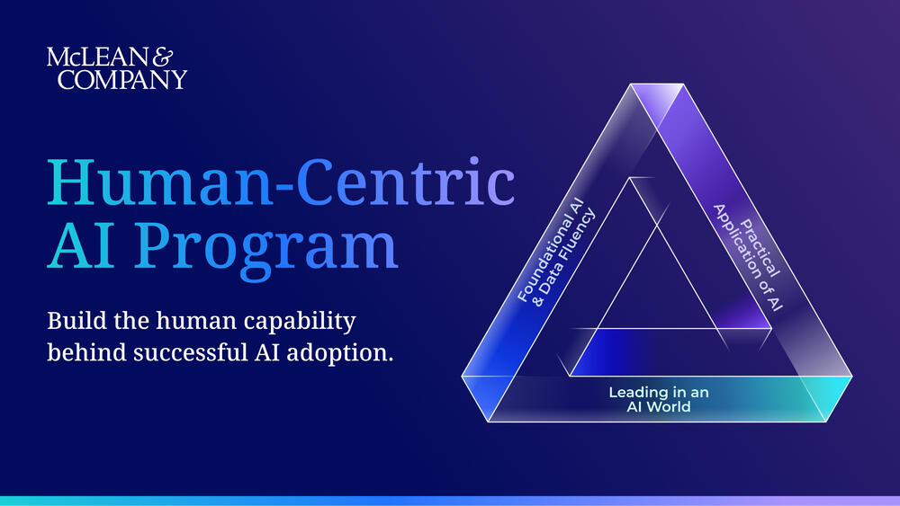 Thought model representing Human-Centric AI Program
